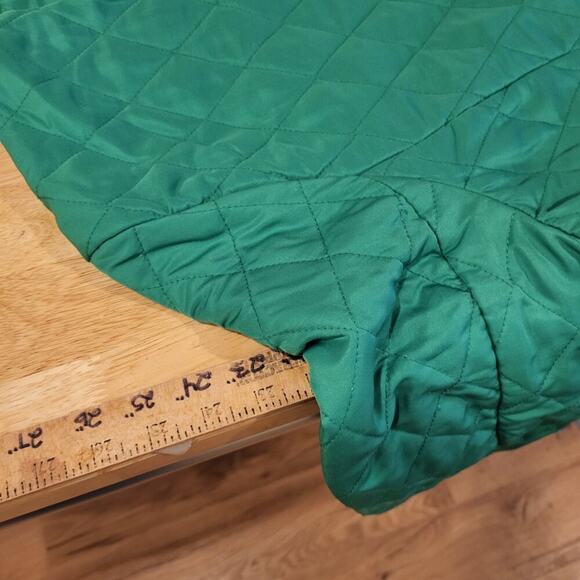 Selena Sport Green Quilted Jacket Plaid Tartin Lined Pockets XL - Picture 4 of 9